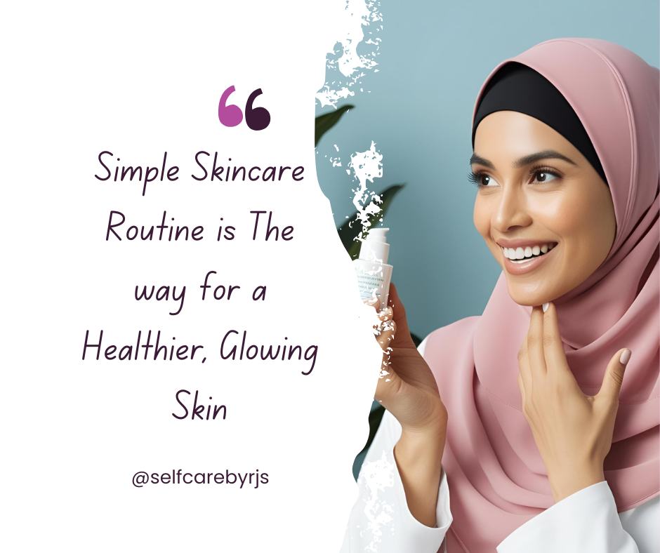 Simple skincare quote